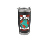 El cambio climático está cambiando el calentamiento global Cambio climático Vaso térmico de acero inoxidable de doble pared