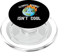 EL Cambio CLIMÁTICO NO ES Cool Triste Tierra en Llamas Meme PopSockets PopGrip para MagSafe