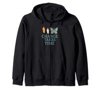 El Cambio Toma Tiempo Cocoon Chrysalis Butterfly Sudadera con Capucha