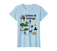 El Camino de Santiago de Compostela Camiseta