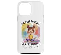 El Camino hacia la Paz Interior Comienza con FCK This Carcasa para iPhone 13 Pro MAX