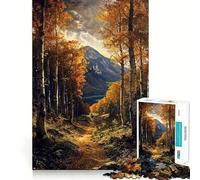 El Camino Menos transitado Rompecabezas de 1000 Piezas para Adolescentes Juguete para ejercitar la Mente Actividad en casa Diseño Premium Artículo de Santa Claus 38x52cm