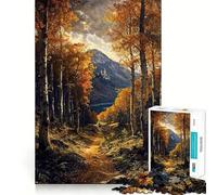 El Camino Menos transitado, Rompecabezas de 1000 Piezas para Adolescentes, Puzzle Wise Think Toy, diversión Sencilla, Corte preciso, Papá Noel, selección de Deseos 38x26cm