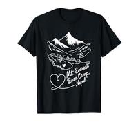 El campamento base del Monte Everest, recuerdo de arte de corazón de Nepal Camiseta