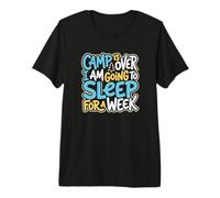 El Campamento ha Terminado Me voy a Dormir por una Semana Consejero Camiseta Premium