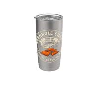 El campeón de Cornhole, Boss Of The Toss, oficial de Smack Talking Vaso térmico de acero inoxidable de doble pared