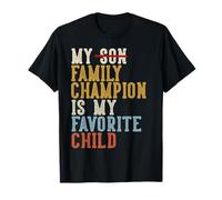 El campeón de mi Familia es mi Hijo Favorito, Divertido, Retro Camiseta