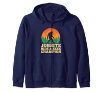 El campeón del escondite en el Sitio de Trabajo Bigfoot es un Verdadero Sasquatch Sudadera con Capucha