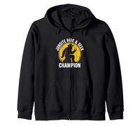 El campeón del escondite en el Sitio de Trabajo Bigfoot es un Verdadero Sasquatch Sudadera con Capucha