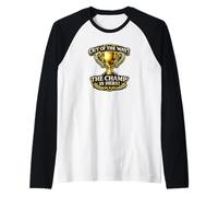 El campeón está aquí, 1er Lugar, Ganador, Torneo. Camiseta Manga Raglan