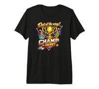 El campeón está aquí, 1er Lugar, Ganador, Torneo. Camiseta Premium