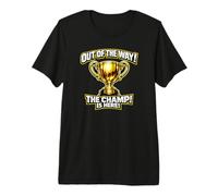 El campeón está aquí, 1er Lugar, Ganador, Torneo. Camiseta Premium