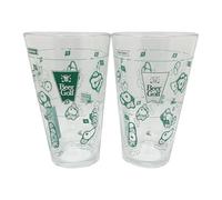 El campo de golf de 9 hoyos en un vaso de cerveza, divertido juego de beber con 2 vasos de pinta, posavasos de tarjeta de puntuación y lápiz, juegos de taza de cerveza de fiesta, regalo único para