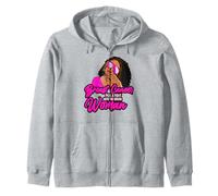 El cáncer de Mama se peleó con la Mujer Wong Black Girl Sudadera con Capucha