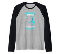 El cáncer de Ovario es un Viaje Que Nunca planeé Camiseta Manga Raglan