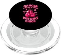 El cáncer se peleó con el cáncer de Mama del Polluelo Equivocado PopSockets PopGrip para MagSafe