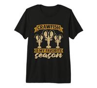 El Cangrejo de río es mi Temporada Favorita Festival de mariscos de Mardi Gras Camiseta Premium