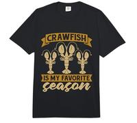 El Cangrejo de río es mi Temporada Favorita Festival de mariscos de Mardi Gras Comfort Colors Adult Heavyweight T-Shirt