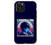 El canibalismo podría Resolver el Hambre Mundial Anime Boy Sarcastic Carcasa para iPhone 11 Pro