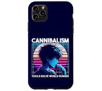 El canibalismo podría Resolver el Hambre Mundial Anime Boy Sarcastic Carcasa para iPhone 11 Pro MAX