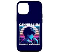 El canibalismo podría Resolver el Hambre Mundial Anime Boy Sarcastic Carcasa para iPhone 12/12 Pro