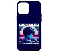 El canibalismo podría Resolver el Hambre Mundial Anime Boy Sarcastic Carcasa para iPhone 12 Pro MAX