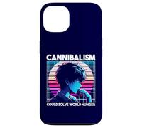 El canibalismo podría Resolver el Hambre Mundial Anime Boy Sarcastic Carcasa para iPhone 13
