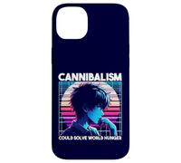 El canibalismo podría Resolver el Hambre Mundial Anime Boy Sarcastic Carcasa para iPhone 14 Plus