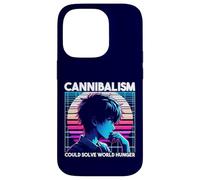 El canibalismo podría Resolver el Hambre Mundial Anime Boy Sarcastic Carcasa para iPhone 14 Pro