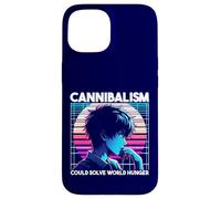 El canibalismo podría Resolver el Hambre Mundial Anime Boy Sarcastic Carcasa para iPhone 15