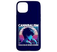 El canibalismo podría Resolver el Hambre Mundial Anime Boy Sarcastic Carcasa para iPhone 15 Plus