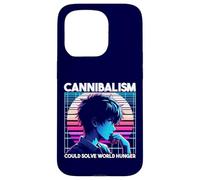 El canibalismo podría Resolver el Hambre Mundial Anime Boy Sarcastic Carcasa para iPhone 15 Pro