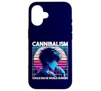 El canibalismo podría Resolver el Hambre Mundial Anime Boy Sarcastic Carcasa para iPhone 16