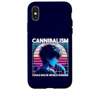 El canibalismo podría Resolver el Hambre Mundial Anime Boy Sarcastic Carcasa para iPhone X/XS