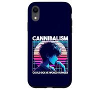 El canibalismo podría Resolver el Hambre Mundial Anime Boy Sarcastic Carcasa para iPhone XR