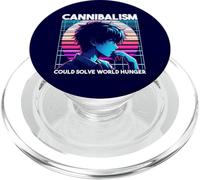 El canibalismo podría Resolver el Hambre Mundial Anime Boy Sarcastic PopSockets PopGrip para MagSafe