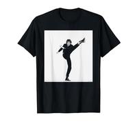 El Cantante de INXS Michael Hutchence Patada por Simon Fowler Camiseta, Hombre, Negro, 5XL