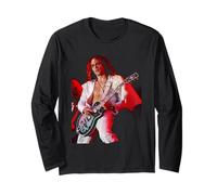 El Cantante de la Oscuridad Justin Hawkins de Live T In The Park Manga Larga