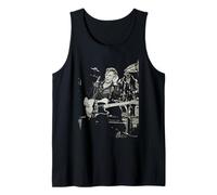 El Cantante de Rockpile Dave Edmunds en Vivo por Dick Barnatt Camiseta sin Mangas