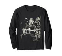 El Cantante de Rockpile Dave Edmunds en Vivo por Dick Barnatt Manga Larga