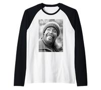 El Cantante de Soul Barry White Nunca va a Renunciar a Allan Ballard Camiseta Manga Raglan