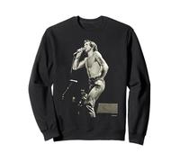 El Cantante en Vivo de ACDC Bon Scott vuelve a Ponerse Negro por Dick Barnatt Sudadera