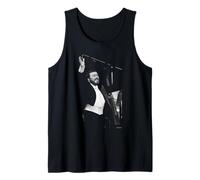 El Cantante Italiano de ópera Luciano Pavarotti de Michael Grecco Camiseta sin Mangas