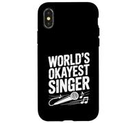 El Cantante más Bueno del Mundo para los Amantes de la música y el Karaoke Carcasa para iPhone X/XS