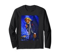 El Cantante Pop Billy Ocean Caribbean Queen en Vivo por Dick Barnatt Manga Larga