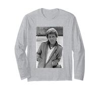 El Cantante Principal de Four Seasons Frankie Valli 1980 Manga Larga