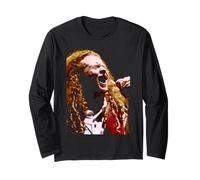 El Cantante Principal de Simply Red Mick Hucknall Stars Tour 1992 Manga Larga