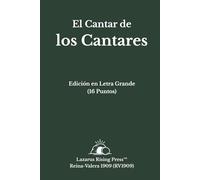El Cantar de los Cantares: Reina-Valera 1909 - Edición en Letra Grande (16 puntos), Formato Claro y Fácil de Leer (Biblia Reina-Valera 1909 - Serie de Libros Individuales en Letra Grande)