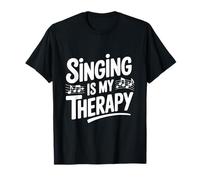 El Canto es mi Amante de la música de Terapia para los Cantantes Camiseta