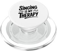 El Canto es mi Amante de la música de Terapia para los Cantantes PopSockets PopGrip para MagSafe